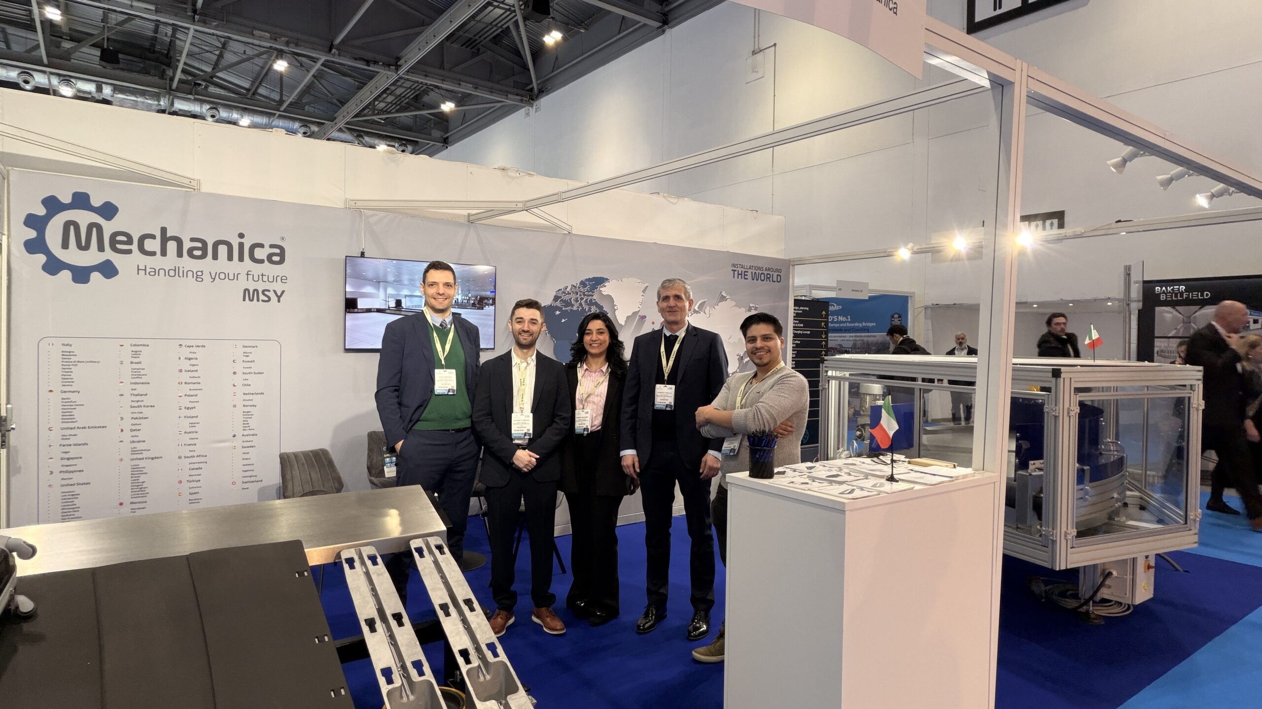 The MSY team on Booth B129