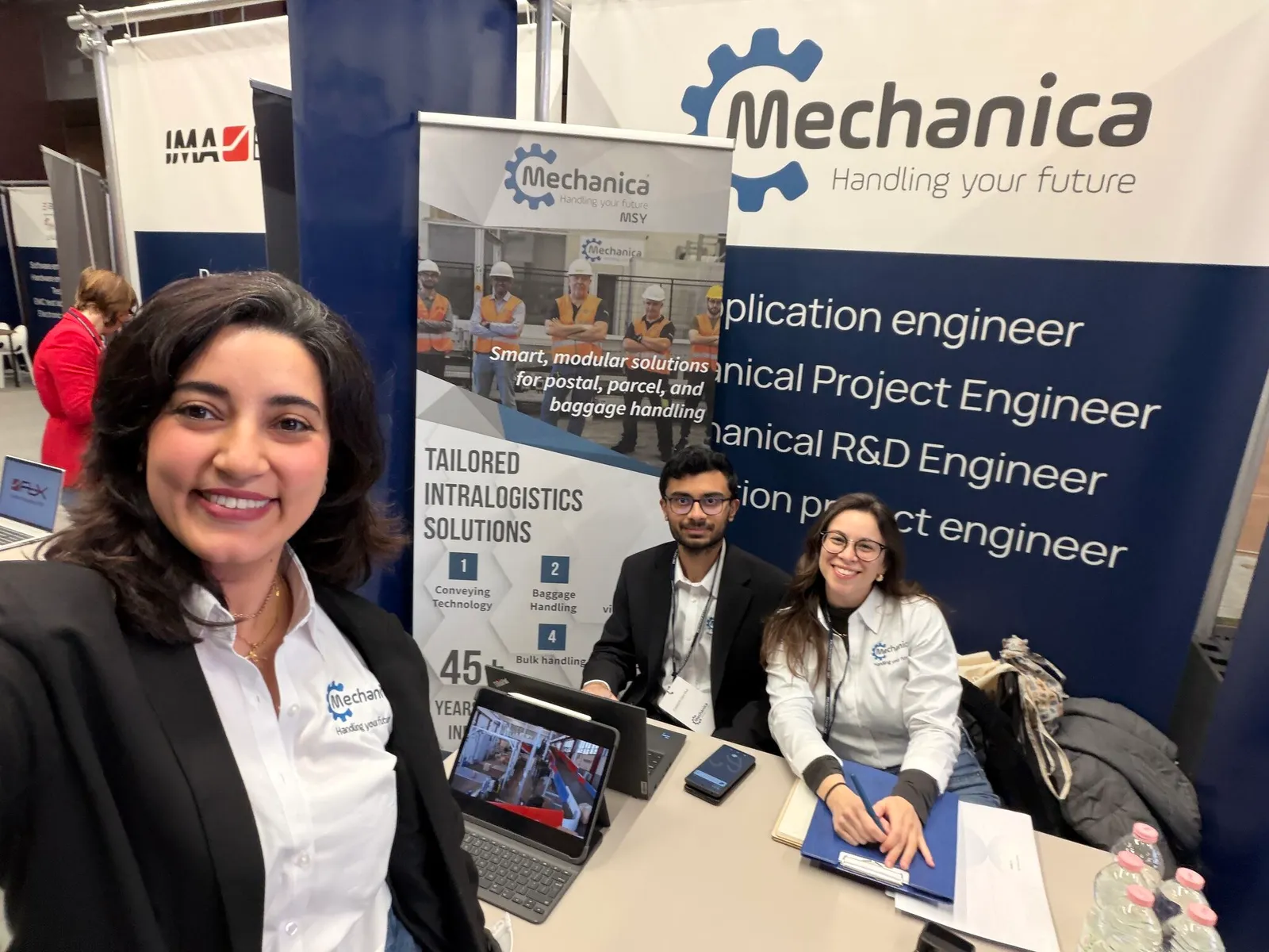 Mechanica Sistemi booth at Career Day PMI 2025, Politecnico di Milano