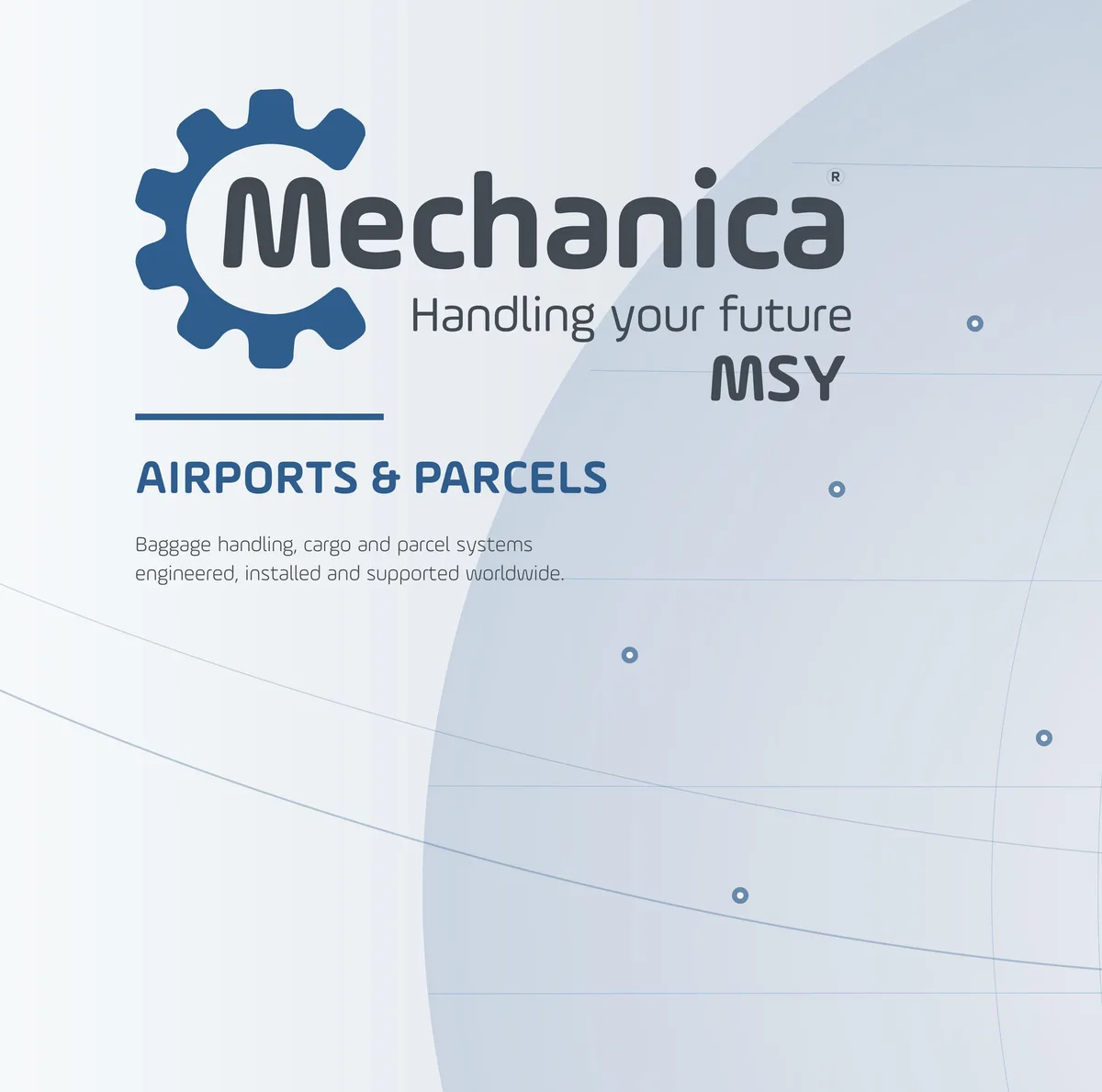 Stand L35 left wall — Mechanica Airports and Parcels